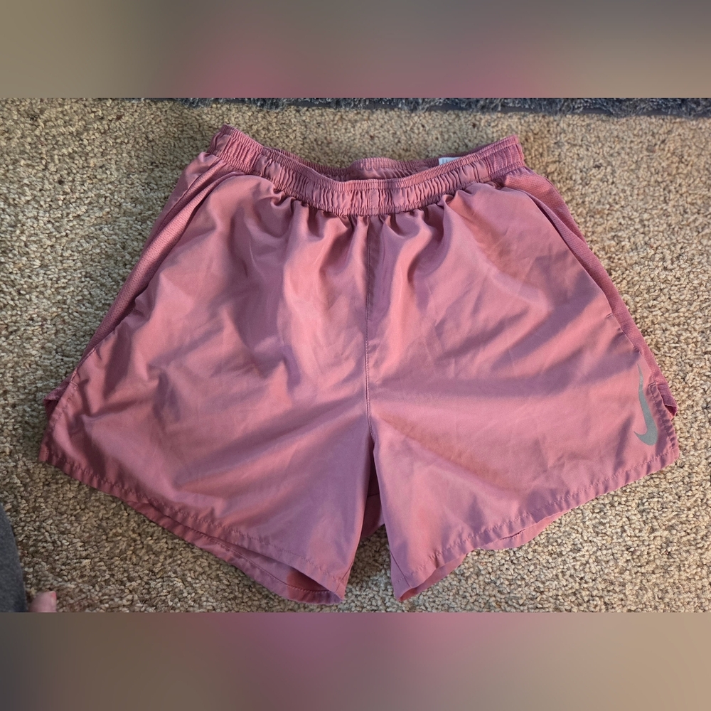 Nike Women's Rose Pink Athletic Shorts